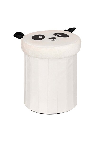 Atmosphera for kids Scaun de depozitare pentru copii Panda "Andy" - Negru și ...