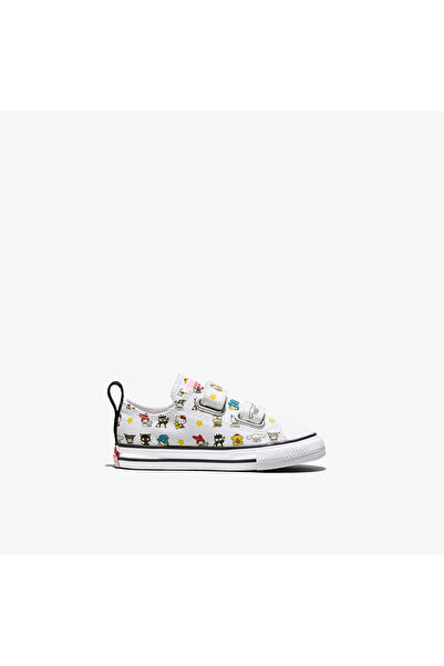 Converse x Hello Kitty Chuck Taylor All Star 2V Bebek Beyaz Sneaker