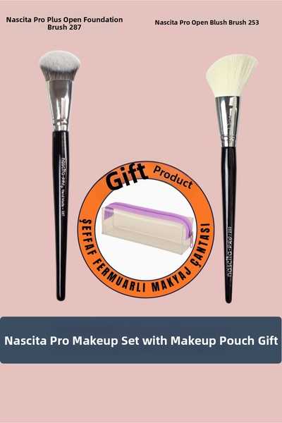 nascita Pensula pentru fard de obraz Pro Angled Nasbrush253 Pro Plus Pensula ...