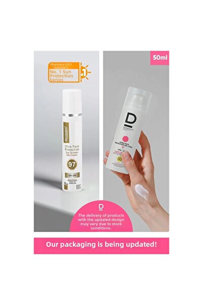 Dermoskin كريم جل فائق الحماية للوجه بعامل حماية من الشمس SPF 97، 50 مل، مقاو...