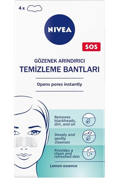 NIVEA Pore Purifying Cleansing Tapes 4 Pieces