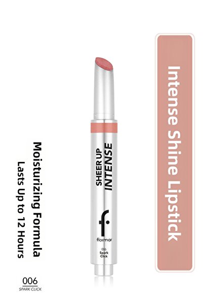 Flormar جل أحمر شفاه شير أب إنتنس كريمي ذو ملمس كريمي ولمعان لامع - 006 سبارك...