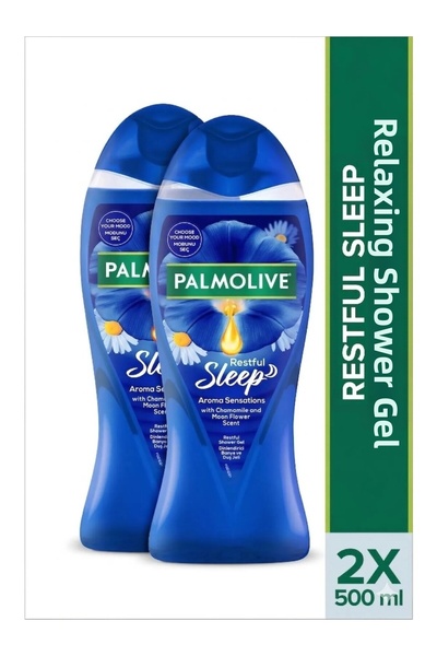 Palmolive Aroma Sensations Sleep Shower Gel 500ml X2 Relaxing Meat with Chamo...