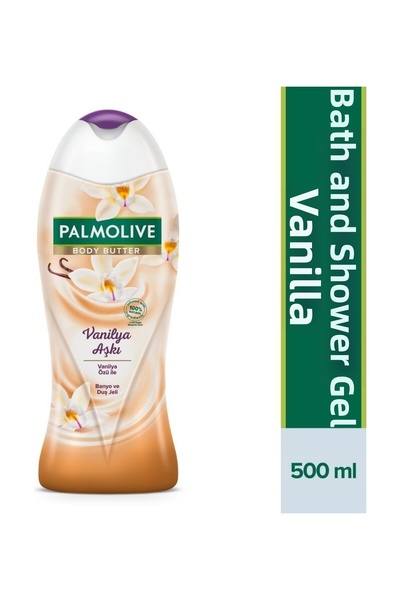 Palmolive Body Butter Vanilla Love 500 ml Bath and Shower Gel with a Creamy F...