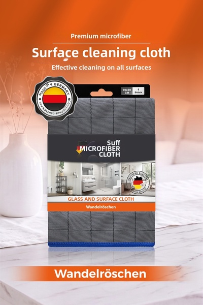 Suff Wandelröschen Microfiber Large Size Glass Balcony and Terrace Glass Clea...