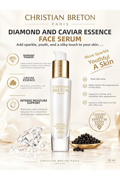 Christian Breton Diamond and Caviar Essence Serum 30 ml – Skin Tone Equalizer...