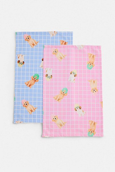 TRENDYOLMİLLA HOME 2-Pack Printed Kitchen Towels 35X55Cm