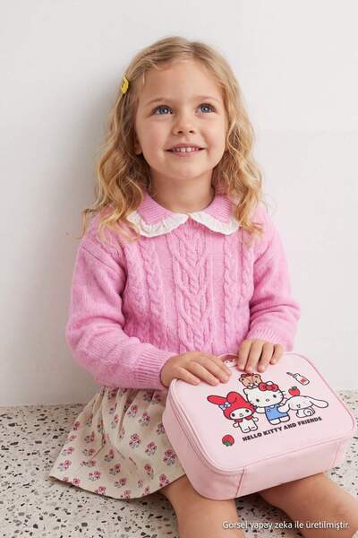 TRENDYOLKIDS Rosa Mädchenpullover TKDAW27KZ00012