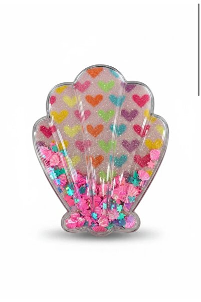 shop Colorful Heart Sea Shell Pattern Sequin Hair Comb for Bag Size Women and...