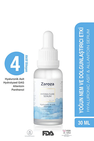 ZAROZA Hydra Cure Serum - 30 ml (Hyaluronic Serum & Allantoin)
