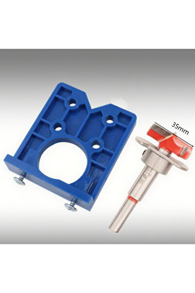 Choice1 Set A Woodworking Concealed Hinge Template with 35mm Bit Set Lightwei...