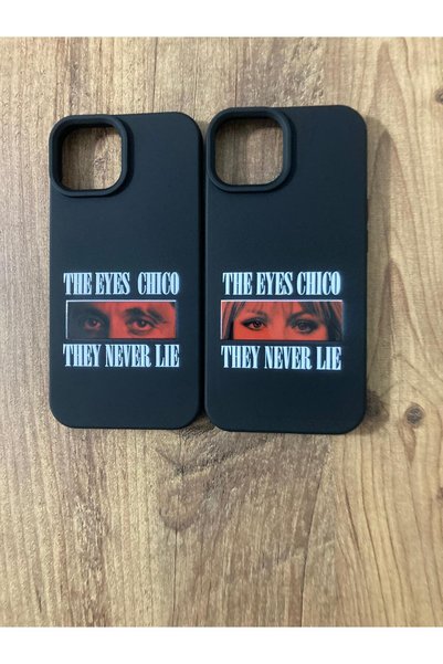 Newon iPhone 15/15 Scarface Tony Montana Elvira Printed Couple Case (2 Cases)