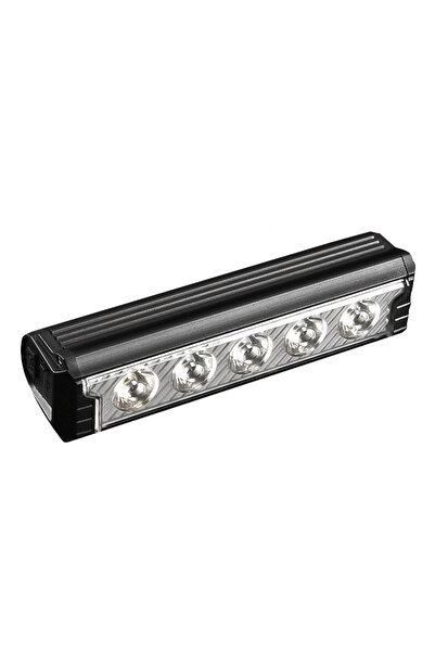 Choice1 مصباح دراجة أمامي بـ 5 مصابيح LED وبطارية 6600 مللي أمبير قابل لإعادة...