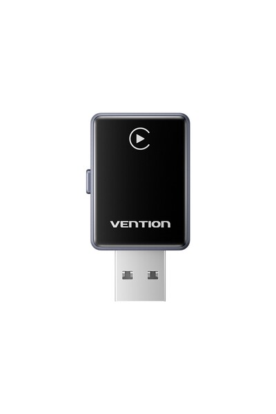 Vention Kablosuz Carplay Android Auto Dönüştürücü Adaptör Metal Gri (KRY) ( Distribütör Garantili )