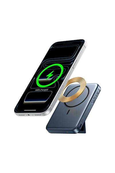 Vention 10000mAh Manyetik Hızlı Şarjlı Powerbank 45W PD / 25W Qi2.2 MagSafe Taşınabilir Şarj Cihazı Yıldız Grisi ( Distribütör Garantili )