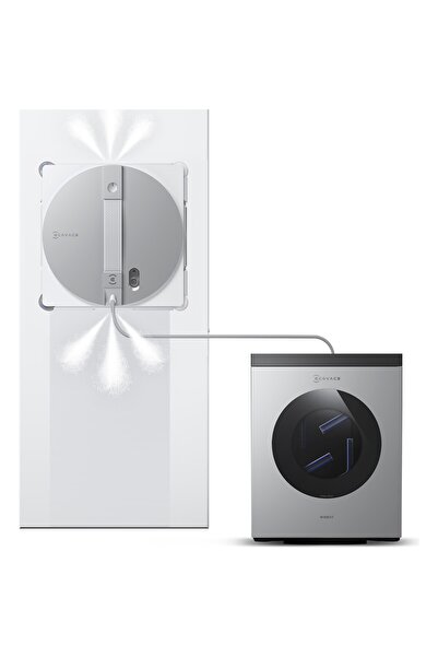 Ecovacs Winbot W3 Omni Cam Silme Robotu, 10000PA, Wın-Slam 5.0 Akıllı Yol Pla...
