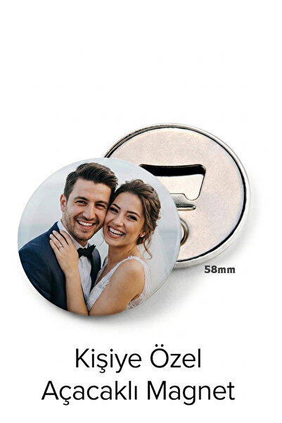 HEDİYELİKS Kişiye Özel Açacaklı Magnet