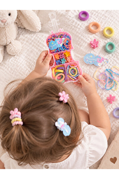Rocha Baby Girl's Violin Box Buckle Set - Multi-Colored Rubber Snap and Latch...