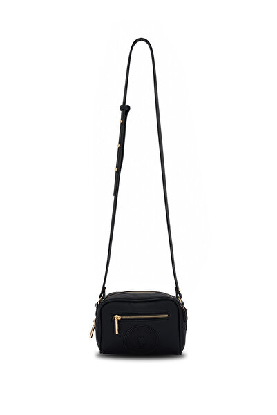 U.S. Polo Assn. Black-Black Women's Messenger Bag Us26633