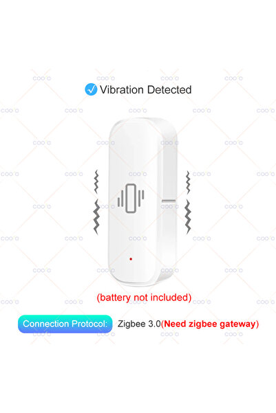 Choice1 Type 1 Tuya Zigbee Vibration Sensor XYZ Axis Tilt Detection Real-Time...