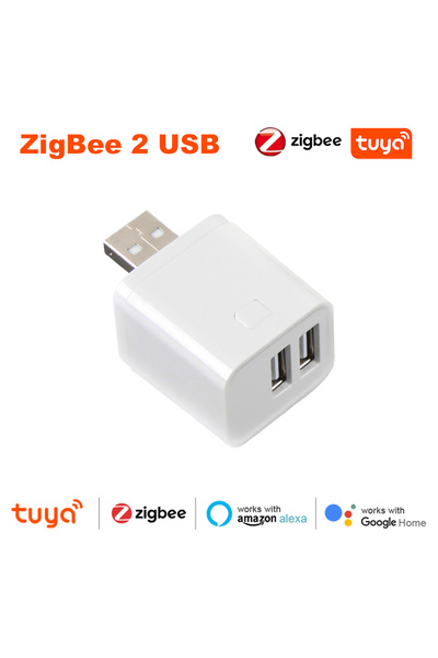 Choice4 محول USB صغير ذكي بتقنية ZigBee يعمل مع Tuya WiFi/Zigbee، محول USB صغ...