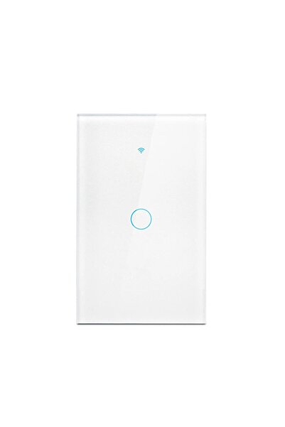 Choice7 white 1 gang Smart Switches US Neutral Wire/No Neutral Wire Required ...