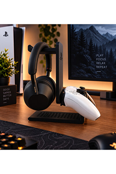 TrendClicker PS5 DualSense Oyun Kolu ve Kulaklık Standı – Controller Tutucu, ...