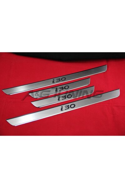 A&G Tuning Hyundai i30 Krom Kapı Eşiği Tk 2008-2012 4Kapı Paslanmaz Çelik