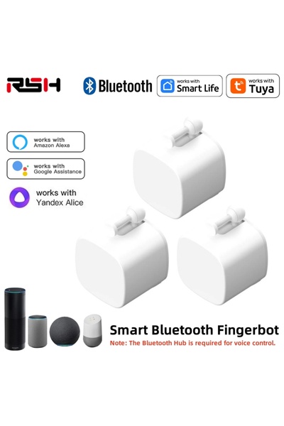 Choice 3 pcs white RSH Finger Robot Switch Button Pusher for Tuya Smart Life ...