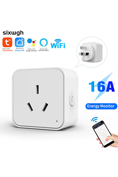 Choice AU WiFi Socket 1pcs WiFi Tuya AU Standard Smart Plug with Energy Monit...