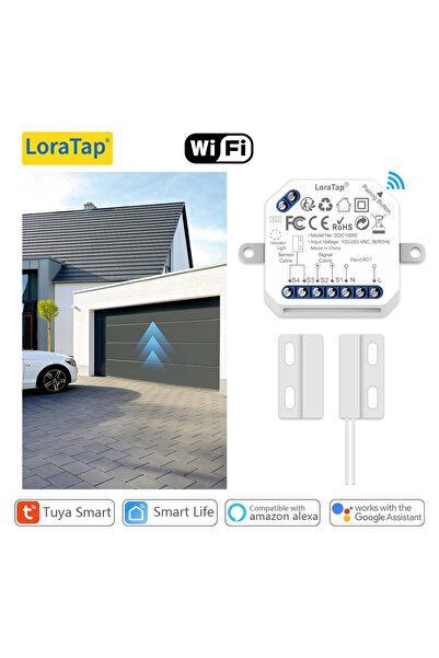 Choice EU Standard LoraTap Tuya Wireless Garage Door Opener Controller Switch...