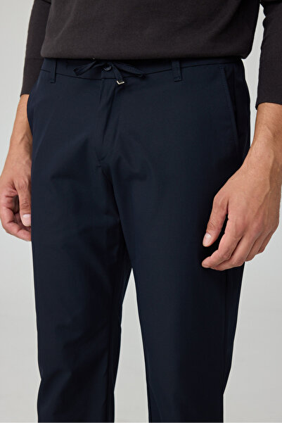 Danger Erkek Beli Lastikli Comfort Fit Pantolon Lacivert 0170DDNGR