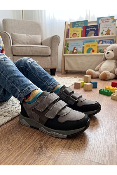 nuh kids Genuine Leather Orthopedic Boys' Sports Shoes