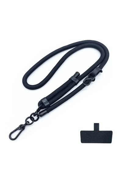 Choice black 10MM Mobile Phone Lanyard Adjustable Outdoor Universal Case Cros...