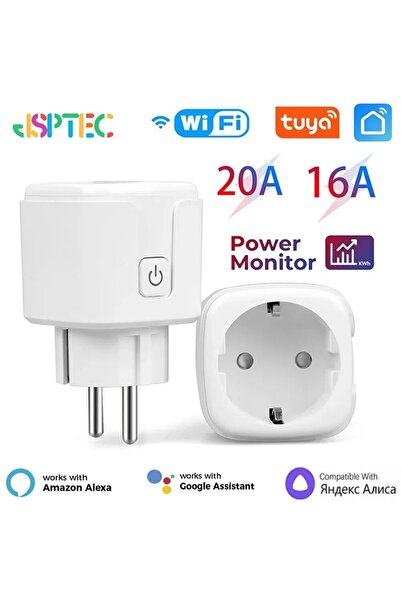 Choice 16A Tuya Smart Socket EU16A/20A Wifi Smart Plug With Power Monitoring ...