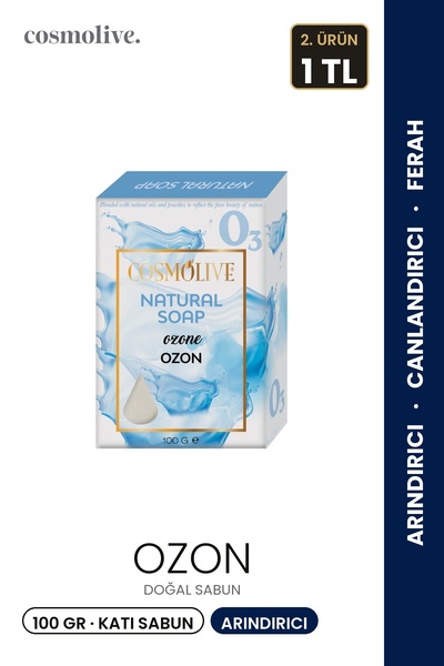 Cosmolive Natural Soap |   Ozone Solid |   Facial Hair Skin Care |   Scented ...