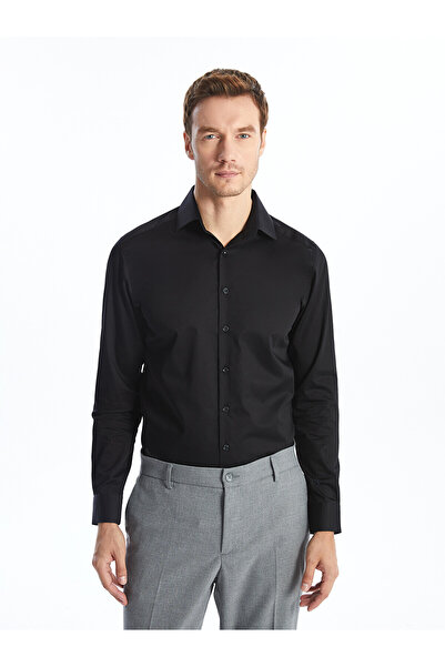 LC Waikiki Nevavm Farkıyla Lcw Business Black Satin Plain Narrow & Slim Men's...