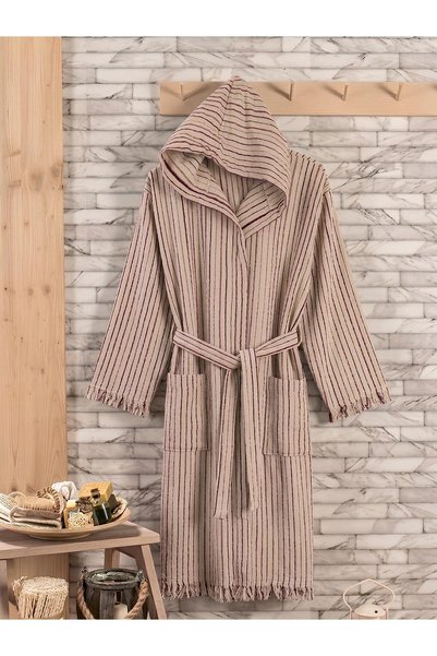 remtex 100% Cotton Bathrobe – Natural, Breathable & Highly Absorbent Bathrobe