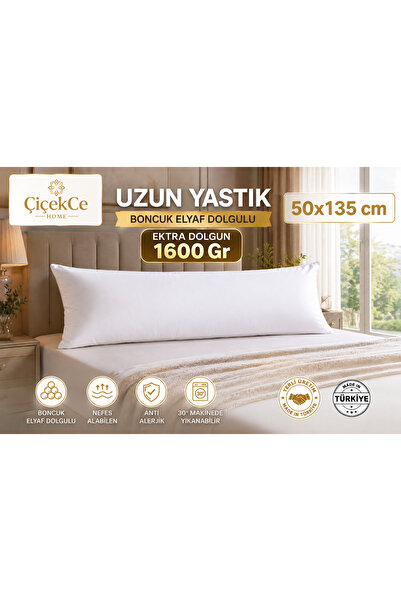 Çiçekce Home evinize renk katar yastık 1 adet uzun yastık 50x135 cm 1. kalite...