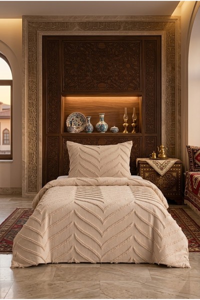 ARSEM EV TEKSTİL Milano Cap. Single Bedspread 180 X 240 cm and 1 Pillow
