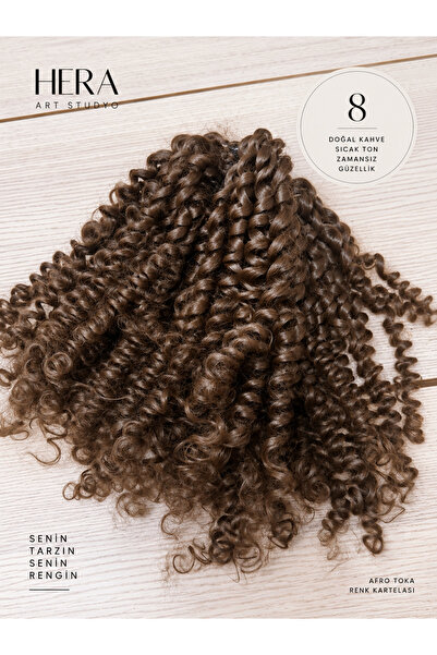 Afro topuz tokası -8 numara