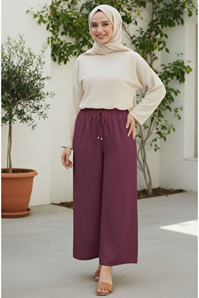lavrisa Pantaloni Ayrobin cu talie elastică - LVR005