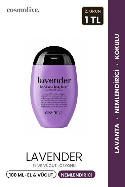 Cosmolive Hand and Body Lotion |   Lavender |   Moisturizing Cream |   100ml