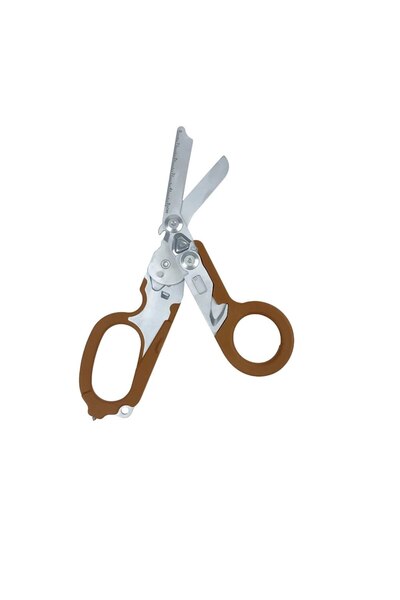 Choice Brown Raptor Emergency Response Shears Multifunctional Scissors with S...
