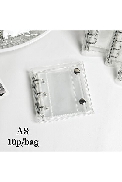 Choice4 A8 and 10p M5/A8/A7/A6 Transparent Binder, Sticker Book, Sticker Stor...