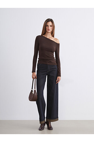 LC Waikiki Two Mt Shop Quality Soulife Brown Combed Cotton Plain Tight & Slim...