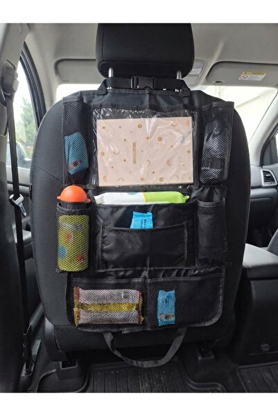 Beatrix 61X41 cm Car Seat Back Organizer Protective Cover Storage Organizer T...