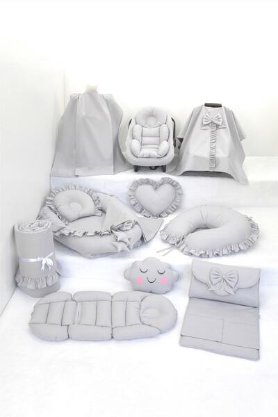 Umaybebek Babynest Puset Örtüsü Alt Açma Emzirme Yastığı Bel Destekli Ana Kuc...