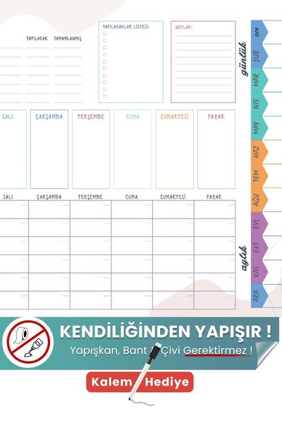 Pi Papers Haftalık Günlük Aylık Planlayıcı, Motivasyon Hedef Planlayıcı, Süresiz Planlayıcı, Akıllı Kağıt