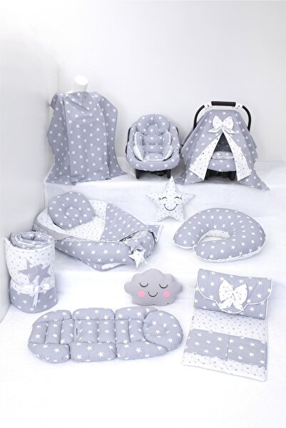 Umaybebek Babynest Puset Örtüsü Alt Açma Emzirme Yastığı Bel Destekli Ana Kuc...